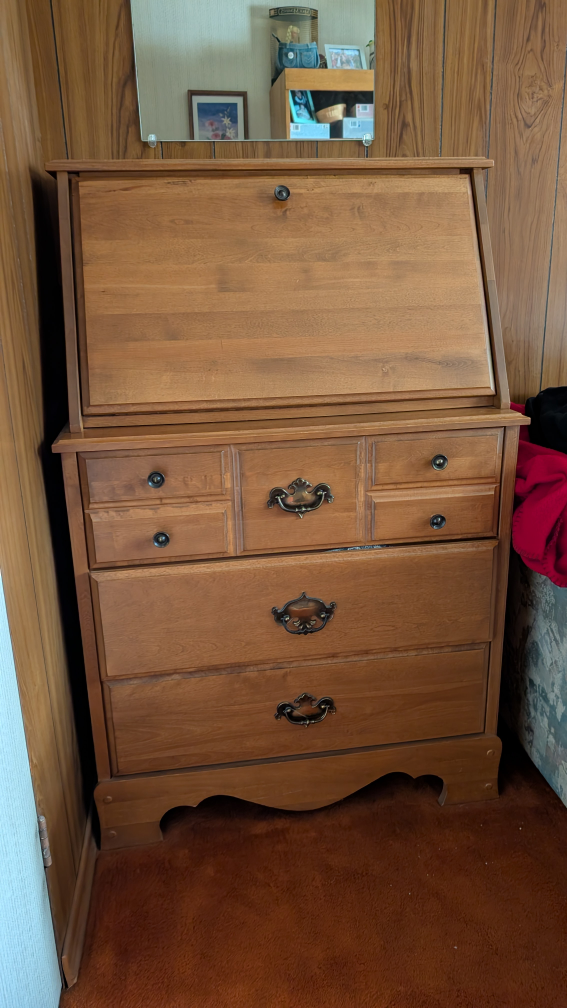 vintage secretary desk - photo 2