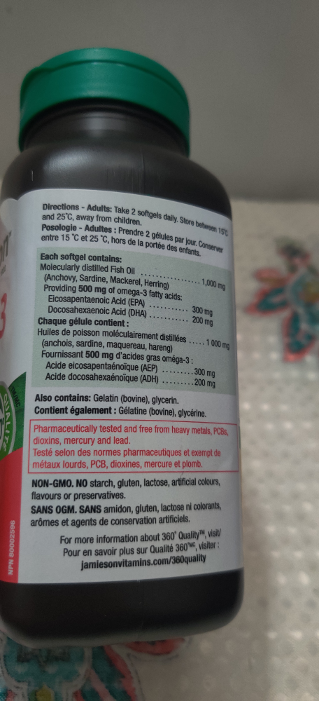 Jamieson Omega-3 Select, 200 Softgels - photo 5