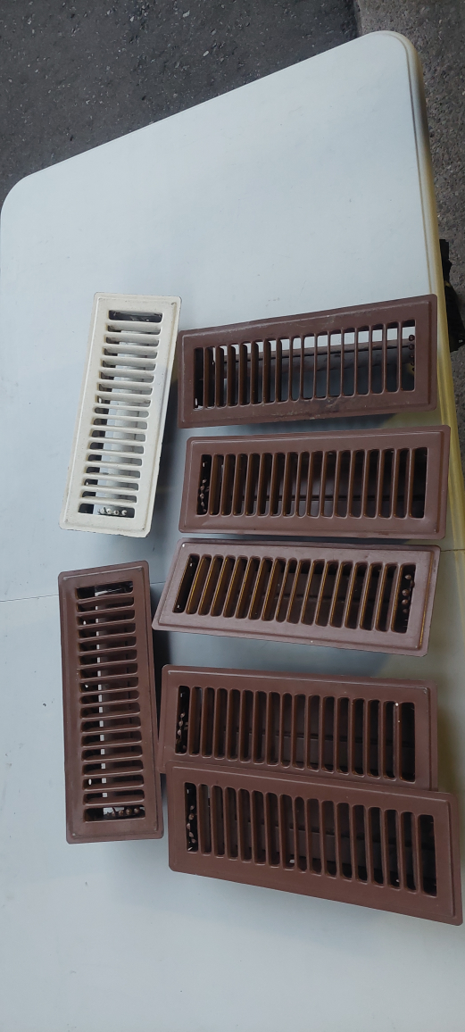 Brown & White Air Vent Covers