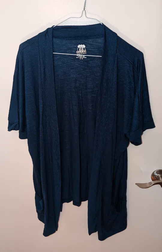 Brand New Route 66 Blue Cardigan - Women's Size XL thumbnail