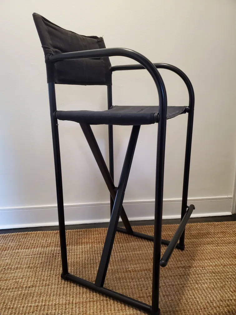 Black folding Director's Chair image indicator(2)