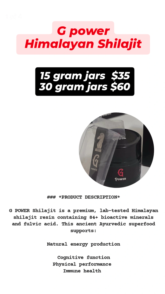 G Power Himalayan Shilajit 10%off - photo 2