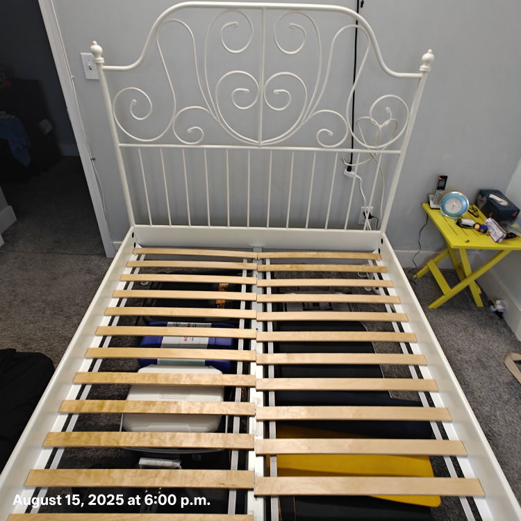 IKEA Luroy Bed Frame - White