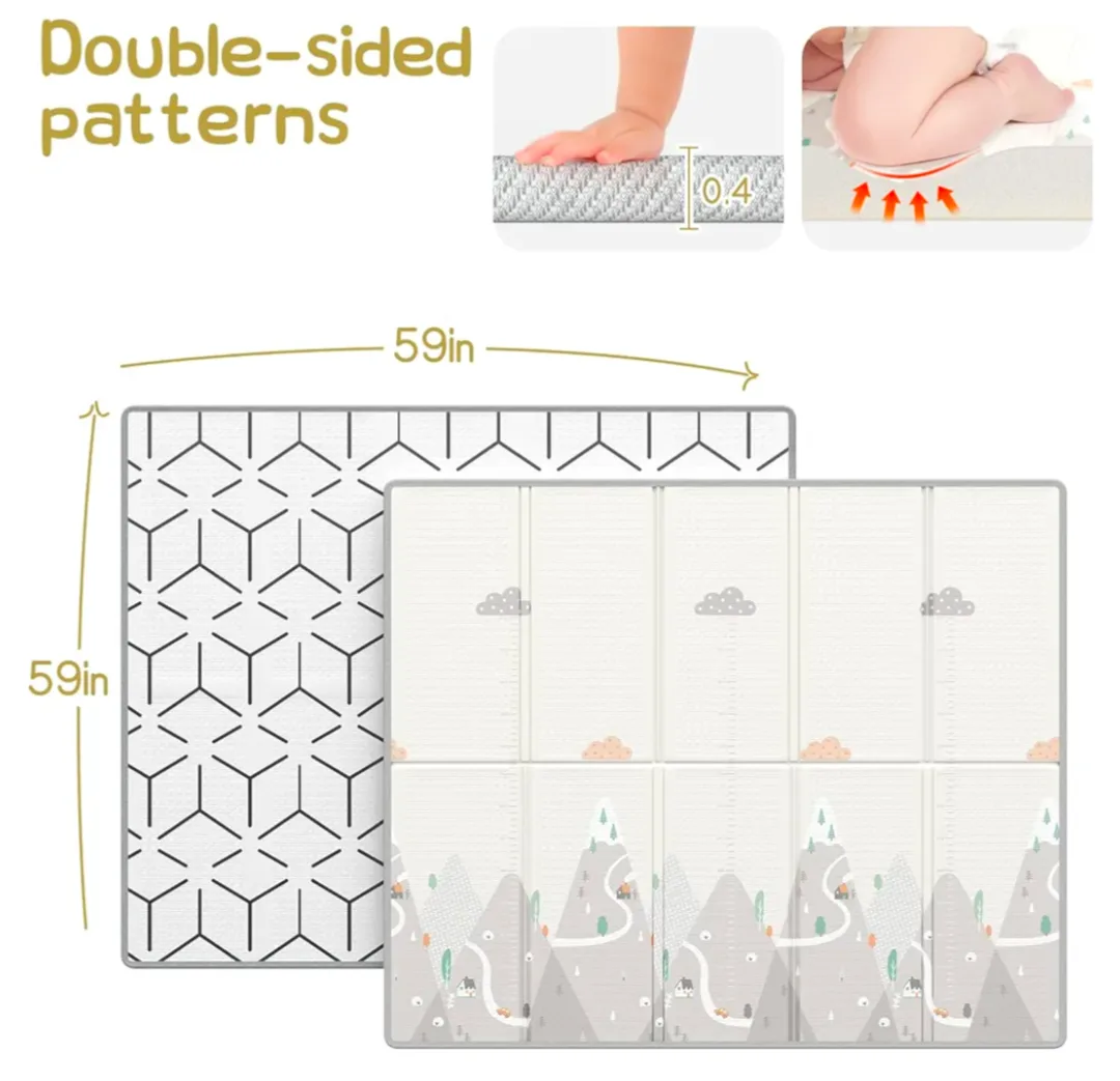 ZEEBABA Baby Playpen with Mat image indicator(8)