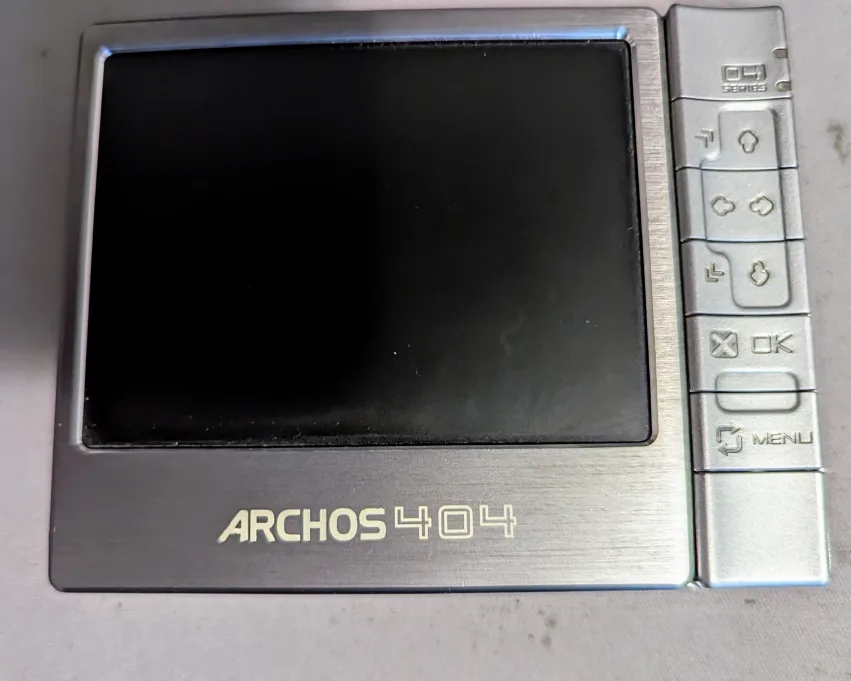 Archos 404 30gb portable DVR media player image indicator(3)