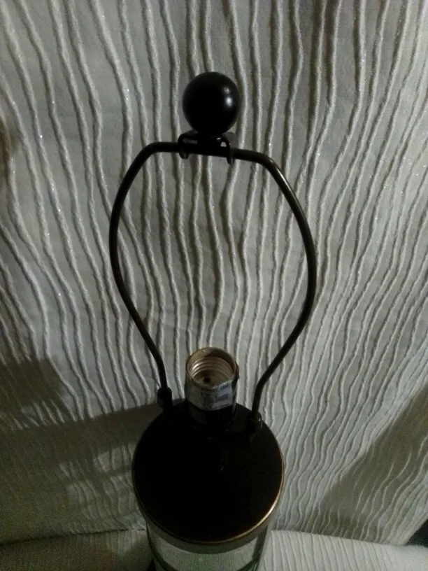 Glass and Metal Table Lamp image indicator(5)
