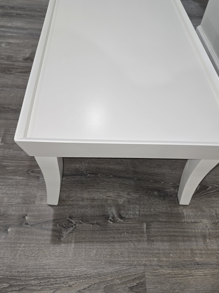 White Coffee Table 24W x 48L x 16H - photo 4