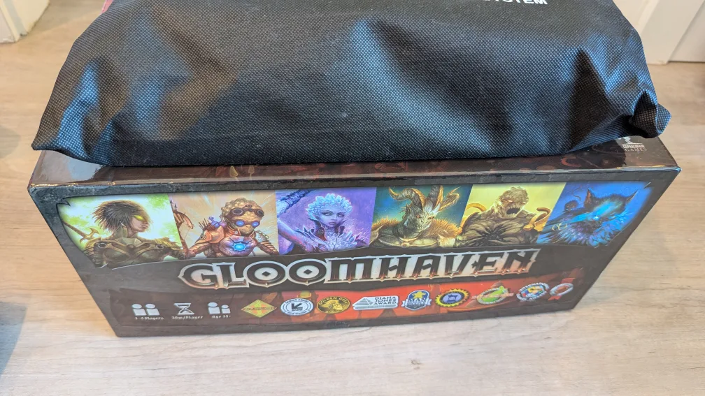 Organized Gloomhaven Boardgame