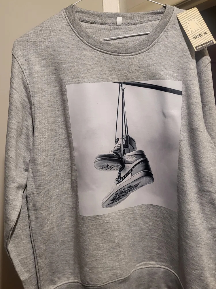 Grey Cotton Rich Sweatshirt - Size M thumbnail