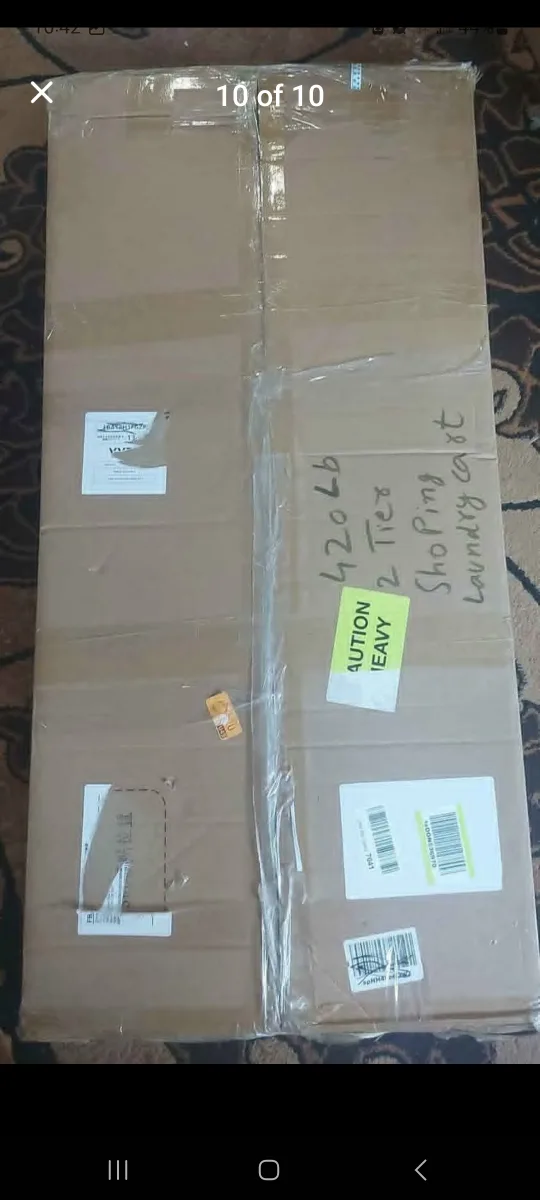 Extra Large 2-Tier Shopping Cart brand new image indicator(6)