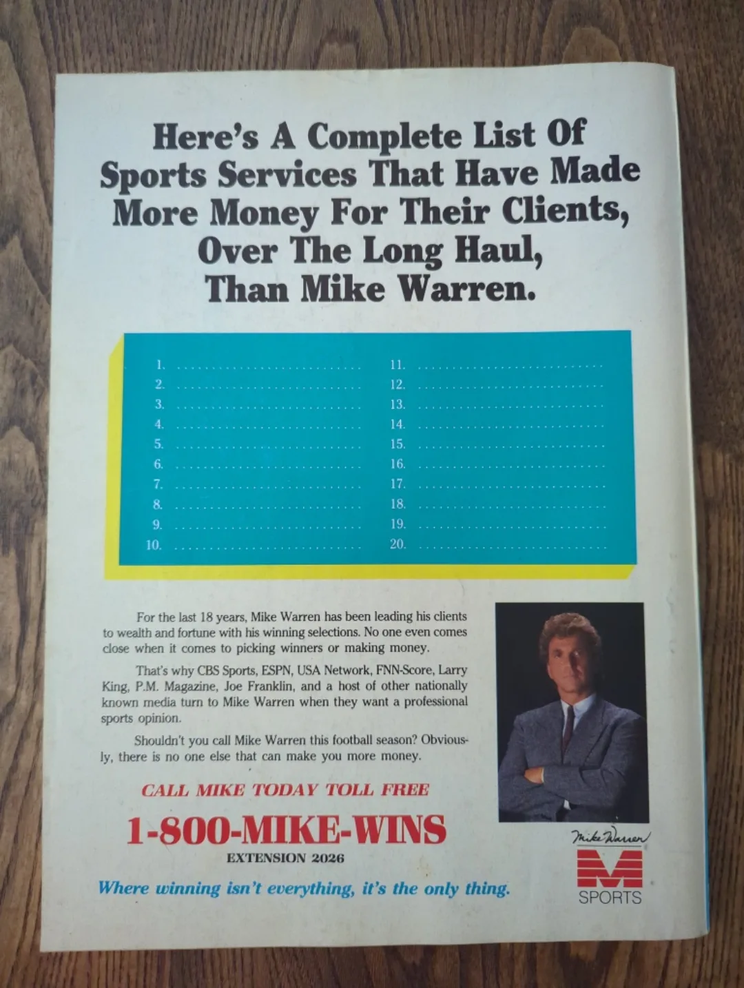 Game Plan Pro Football 1988 Annual Preview image indicator(2)