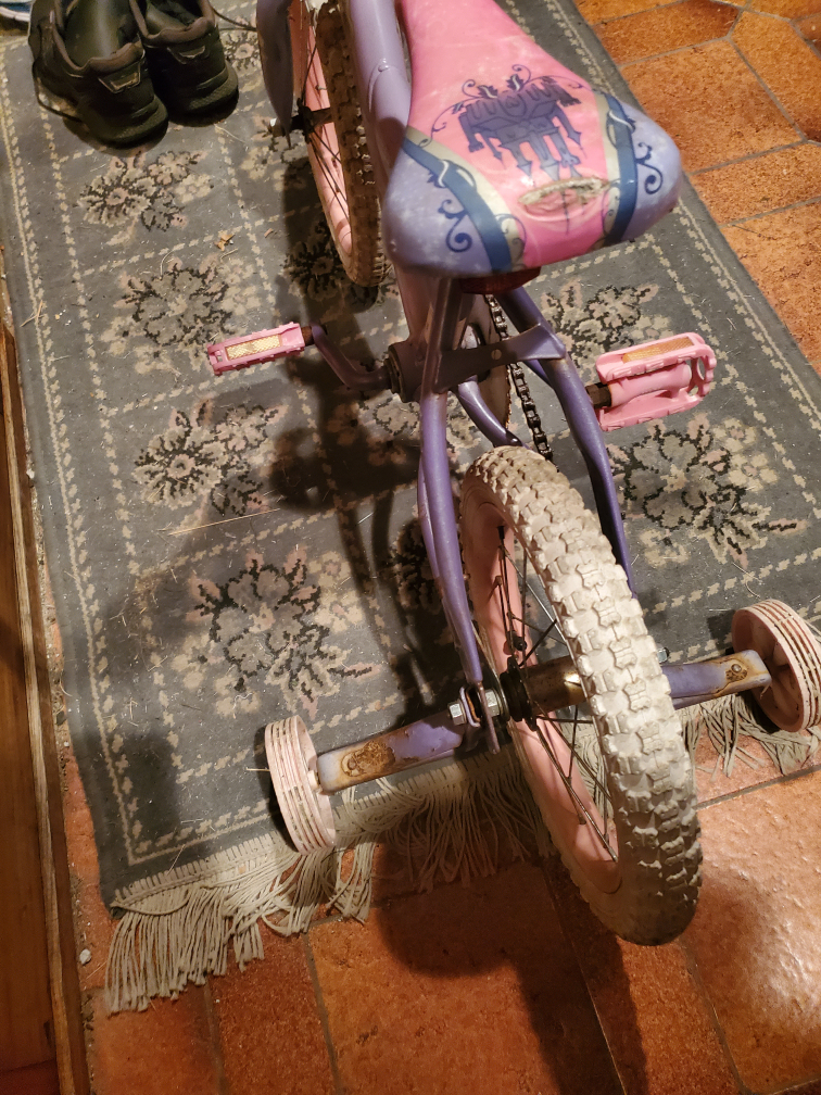 Kids' Purple & Pink Training Bike 14" - photo 4