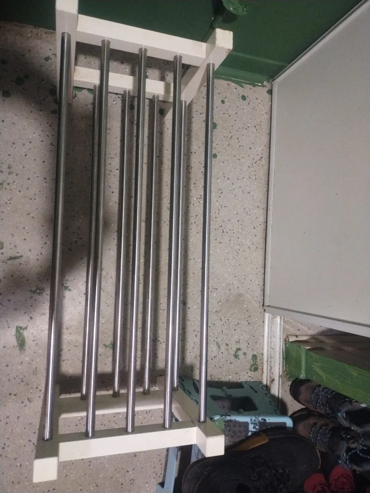 Shoe Rack - Metal & Wood image indicator(2)