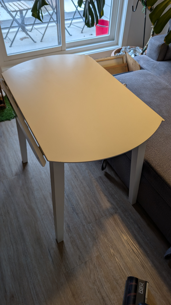 Extendable Dining Table - White - photo 2