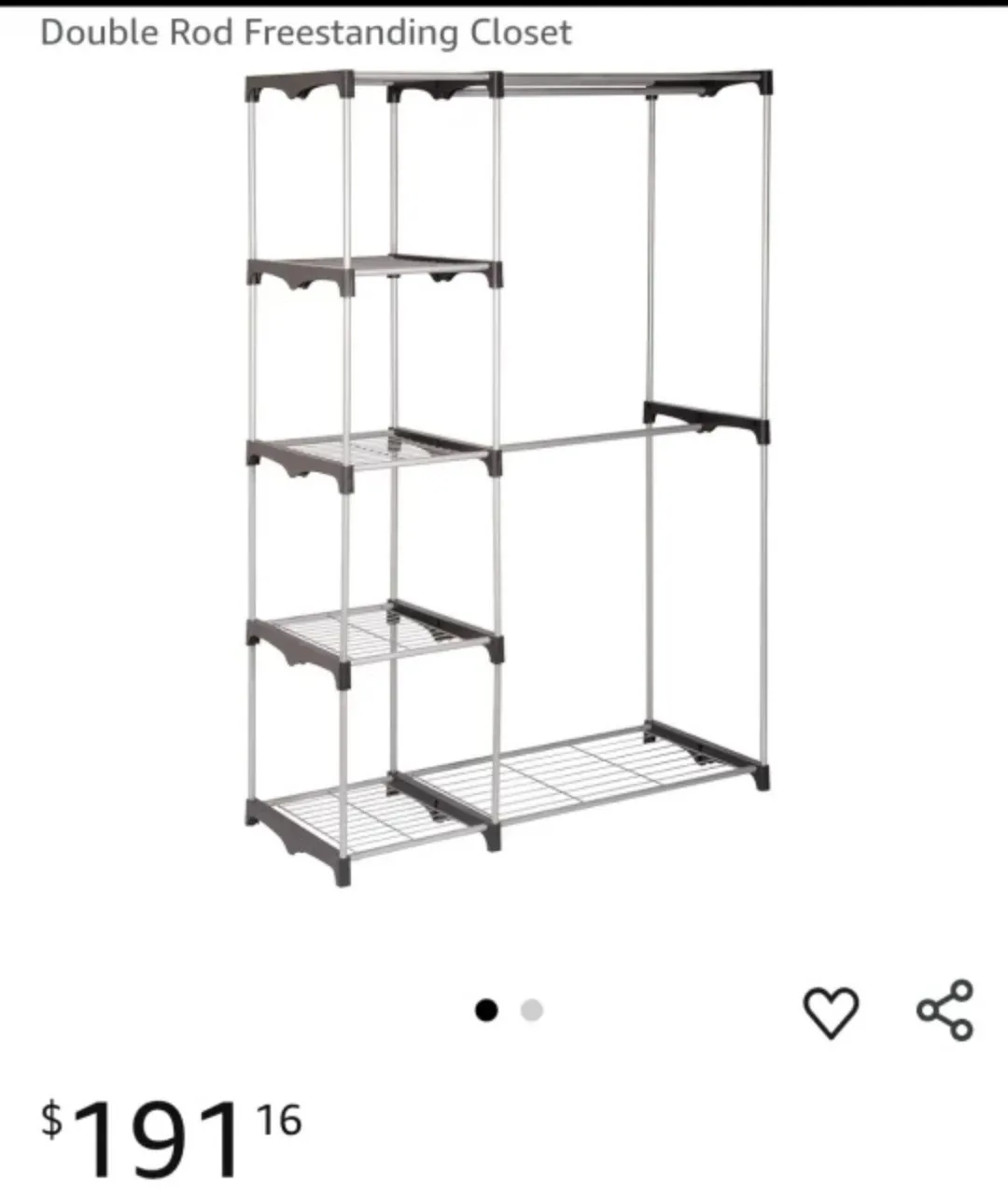 Double Rod Freestanding Closet image indicator(2)