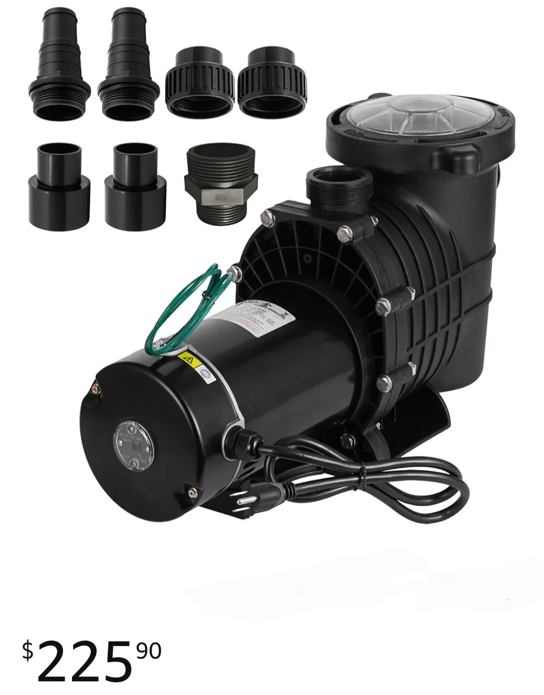 SHZOND 2HP Pool Pump - 110/240V thumbnail