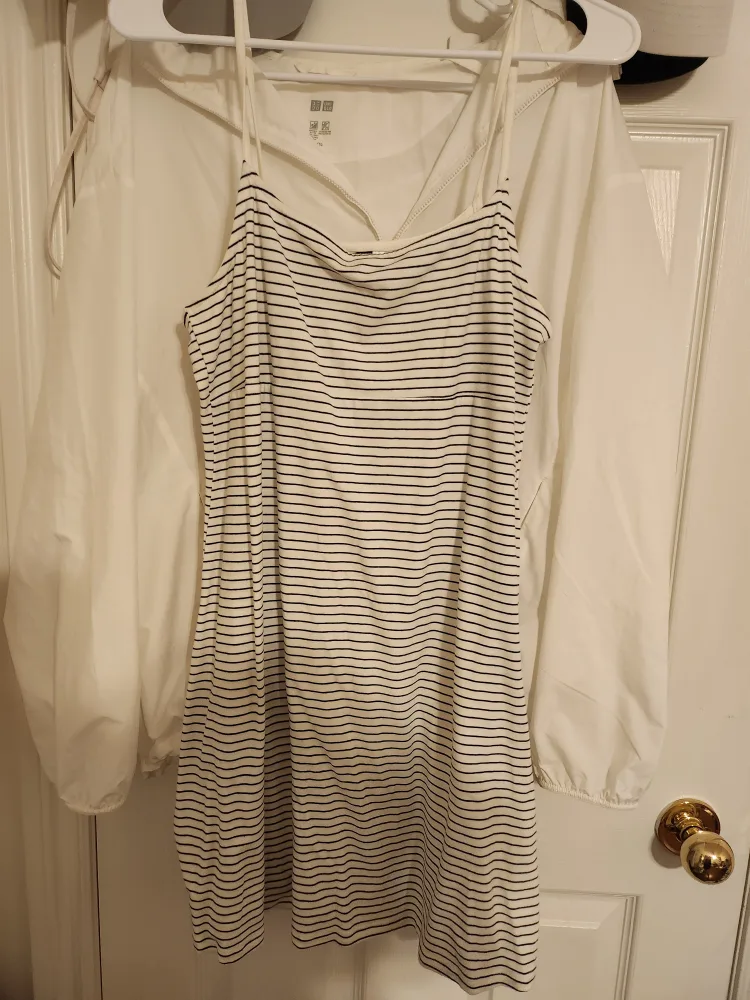 H&M Striped Tank Dress - Size M thumbnail