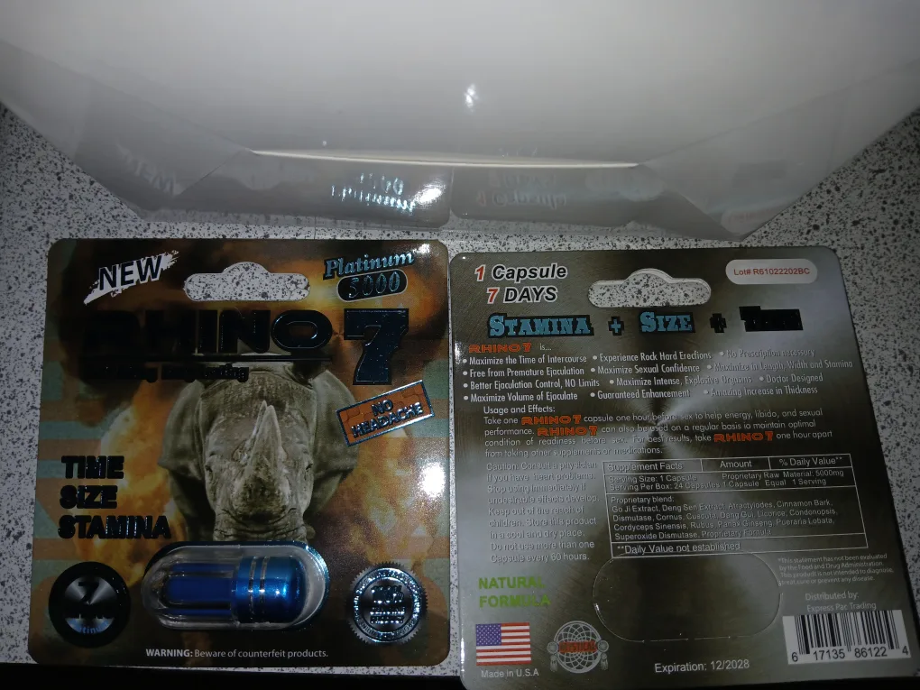 Rhino 7 Platinum 5000 - Sexual Wellness [Not Viagara] image indicator(2)