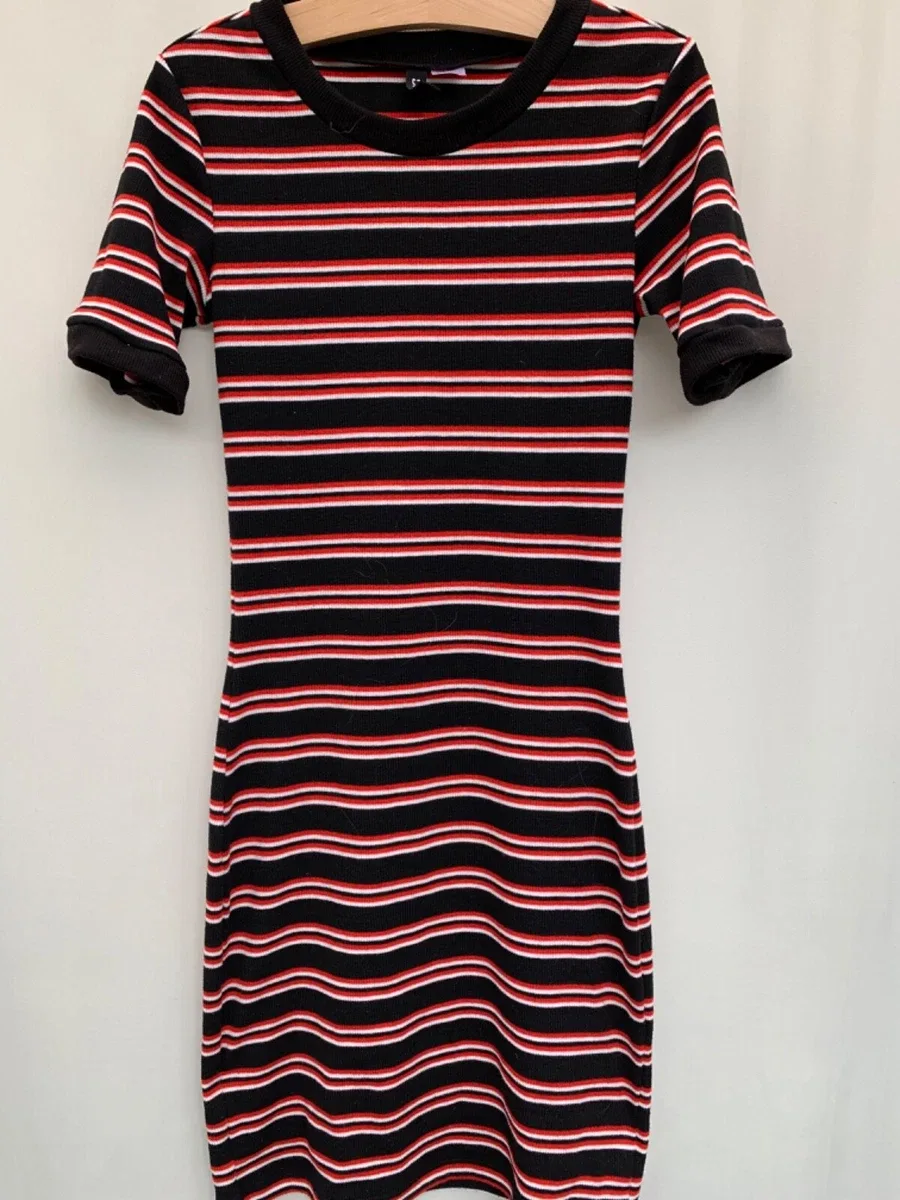 H&M Striped Mini Dress - Size XS - 0 thumbnail