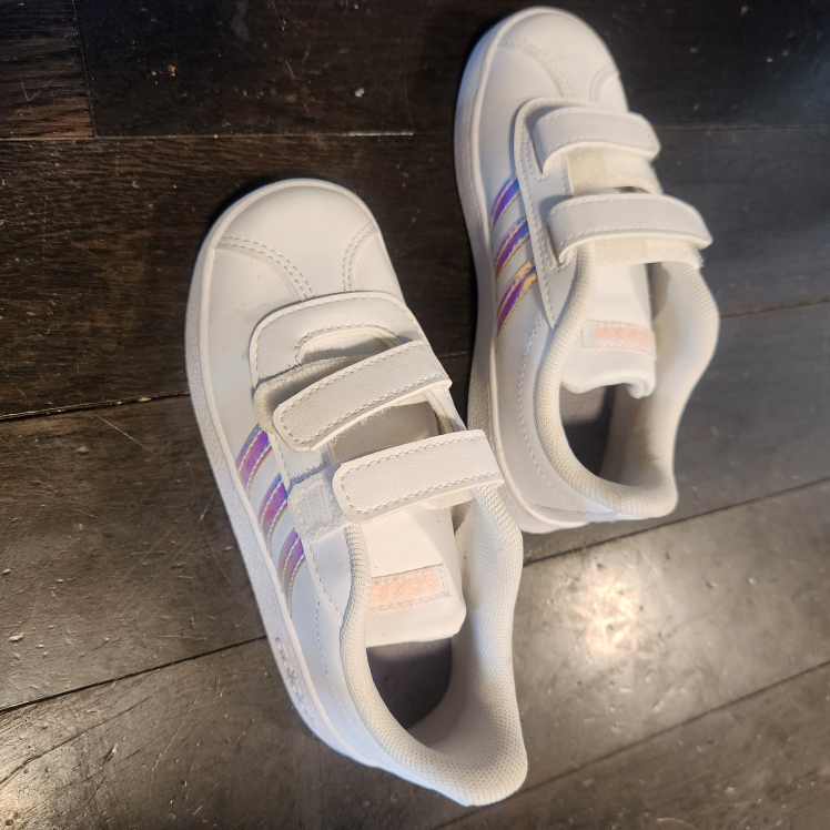 Adidas Court Shoes - White - Size 10K - photo 3