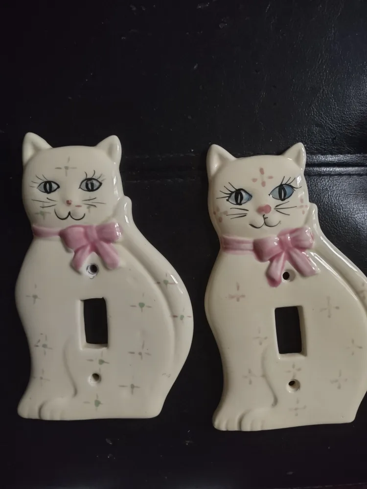 Cat Light Switch Covers - Set of 2 thumbnail