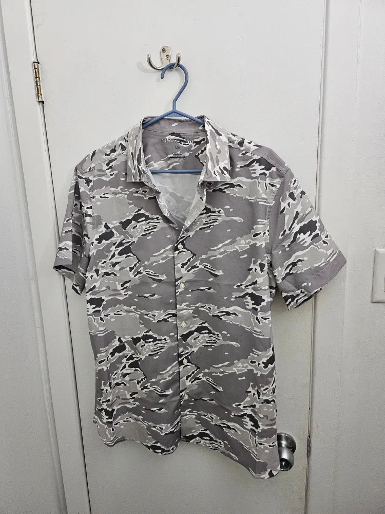 Chemise Perry Ellis camouflage, grandeur L thumbnail
