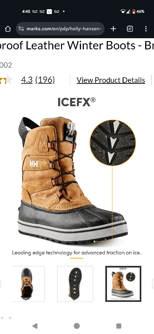 Helly Hansen Lockdown Winter Boots - Size 9 US image indicator(2)