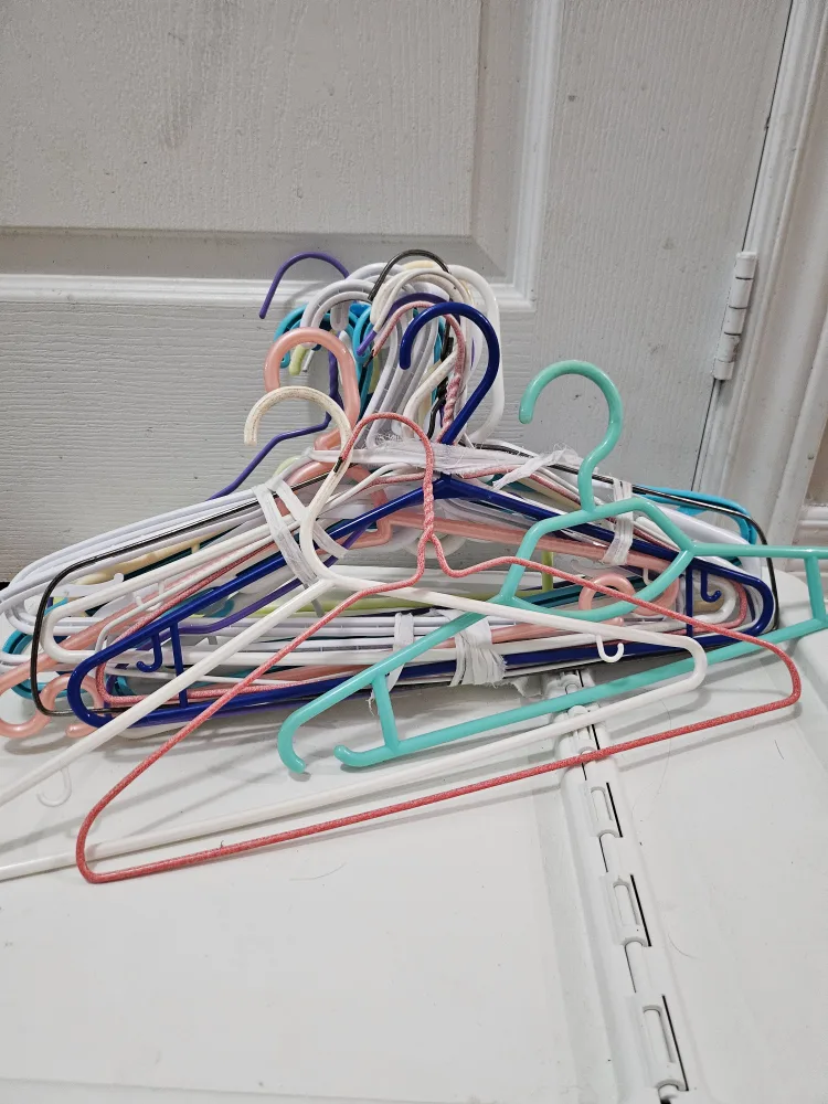 Mixed Lot of Clothes Hangers thumbnail
