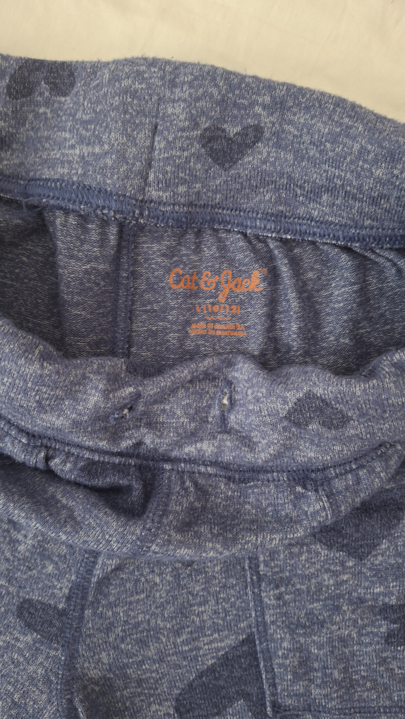 Cat & Jack L(10/12) Blue Heart Pajama Set - photo 3
