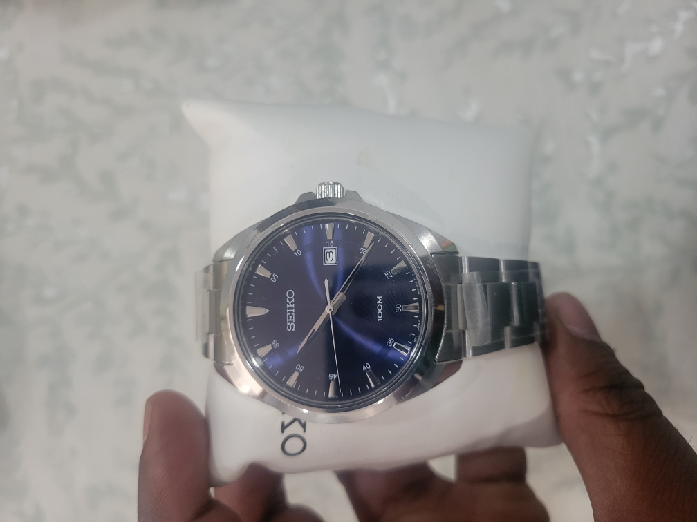 Seiko 100M Men's Watch, Blue Face - photo 3