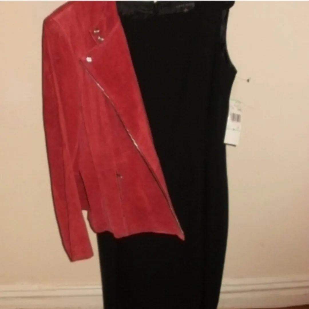 ANNE KLEIN Sleeveless Black Sheath Dress - Size 8/NEW 👗 image indicator(3)