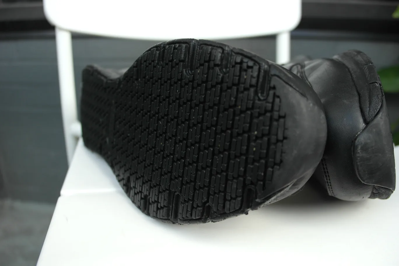 Skechers Black Work Shoe for men, slip-resistant image indicator(8)