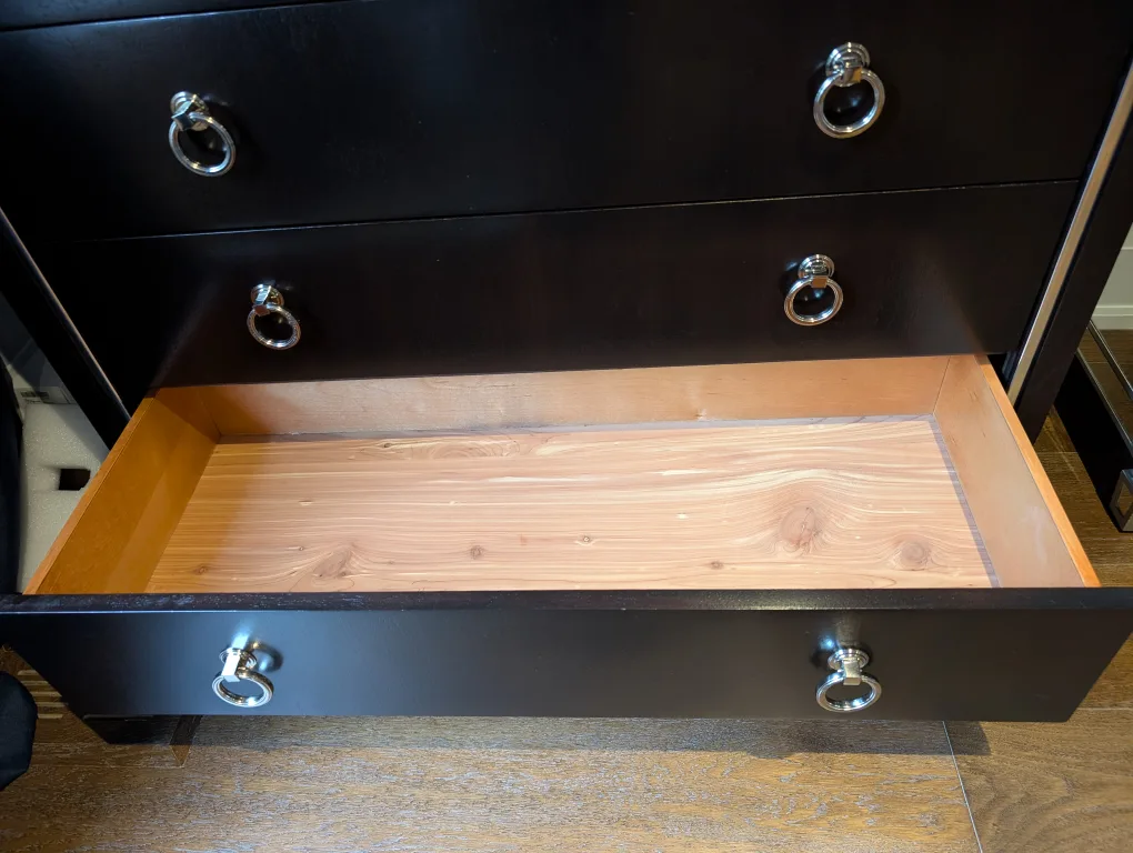 Dark Wood Chest of Drawers image indicator(2)