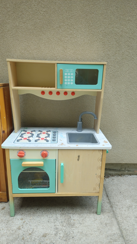 Wooden Play Kitchen with Accessories - photo 2