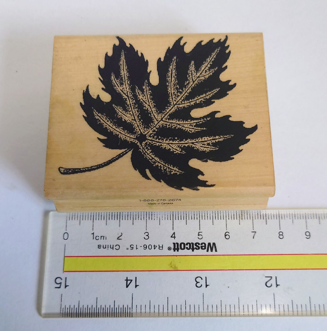 Maple Leaf Rubber Stamp - photo 2