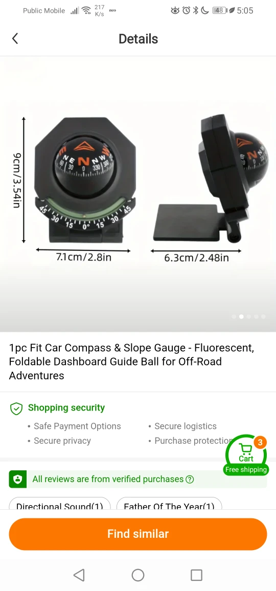 Car Compass & Slope Gauge - Off-Road Adventures - photo 4