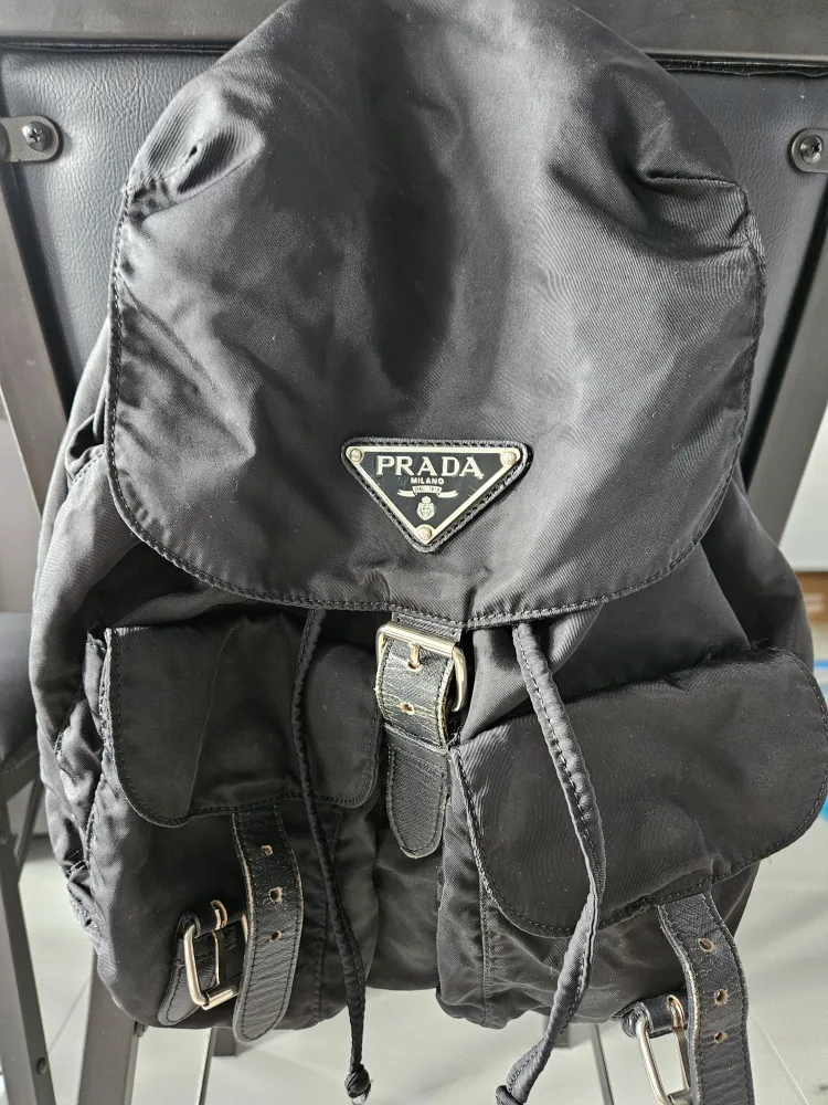 Prada Black Nylon Backpack thumbnail