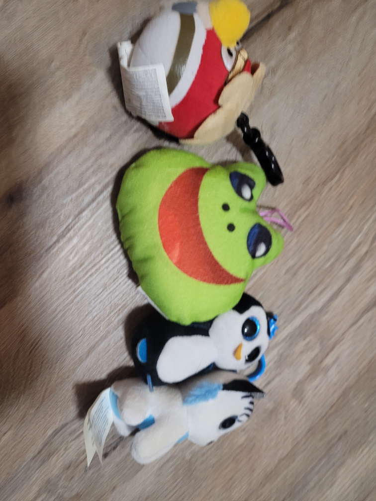 free Angry Birds, Zebra, Green Plush Toys