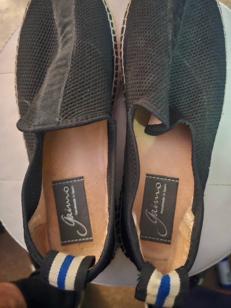 Jaimo Handmade in Spain Black Espadrilles thumbnail