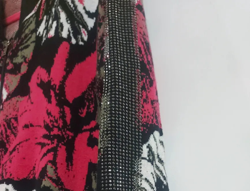 Spanner Floral Print Zip-Up Hoodie image indicator(2)