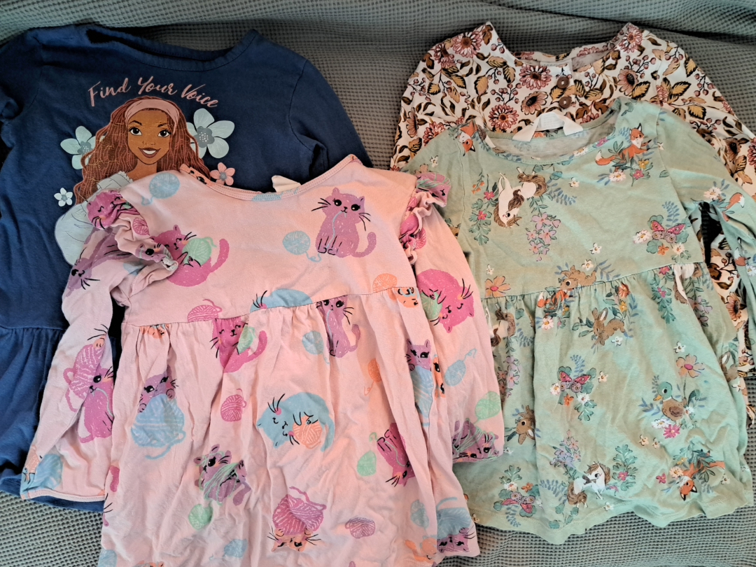 Bundle of 4 Toddler Dresses 2/3T
