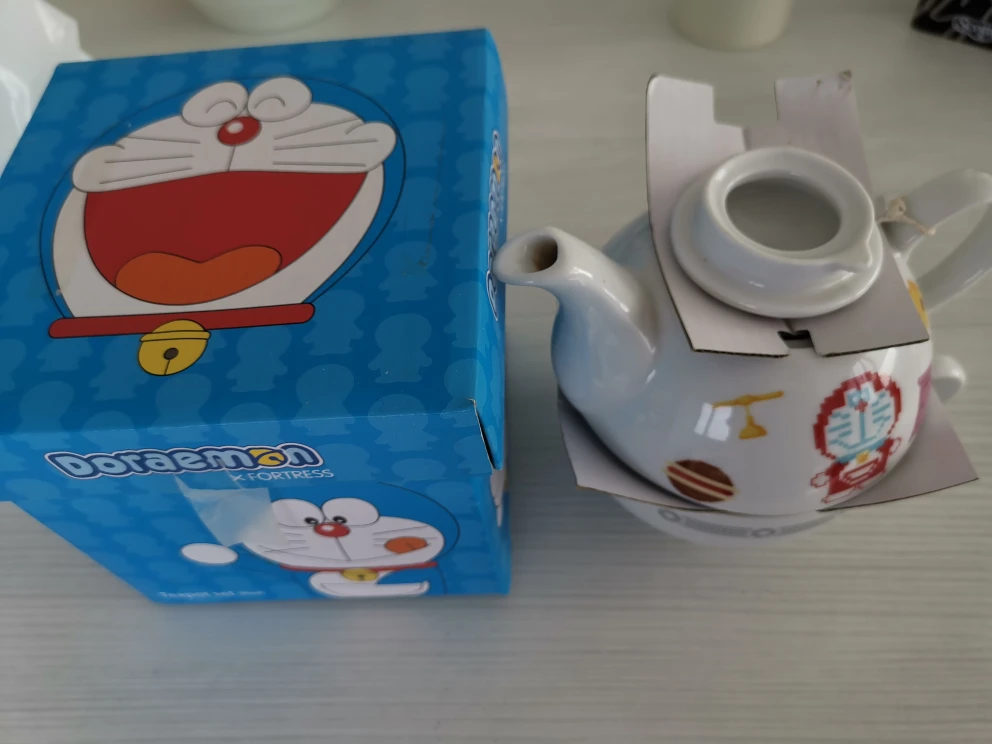 Doraemon stackable tea & mug set