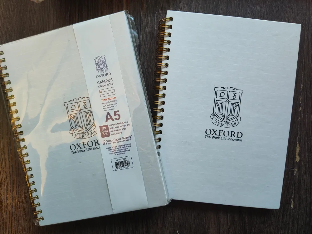 8 Oxford Campus A5 Spiral Notebooks image indicator(2)