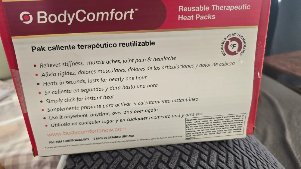 BodyComfort Reusable Therapeutic Heat Packs (6 Piece) image indicator(3)