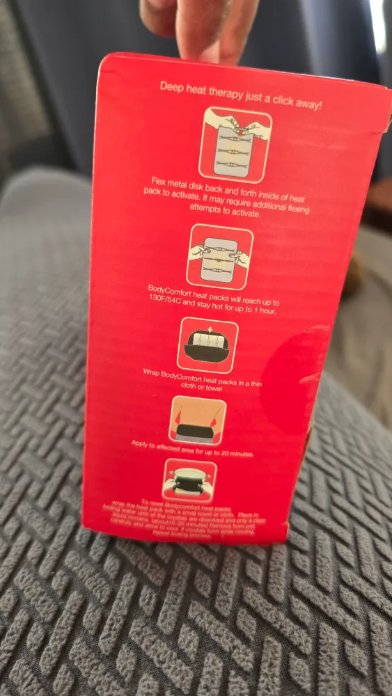 BodyComfort Reusable Therapeutic Heat Packs (6 Piece) image indicator(4)