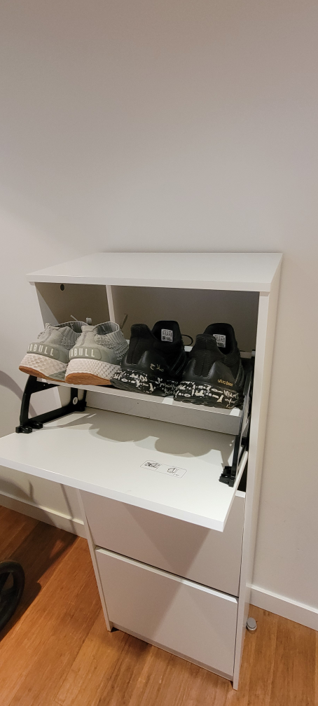 IKEA Bissa Shoe Cabinet - White - photo 2