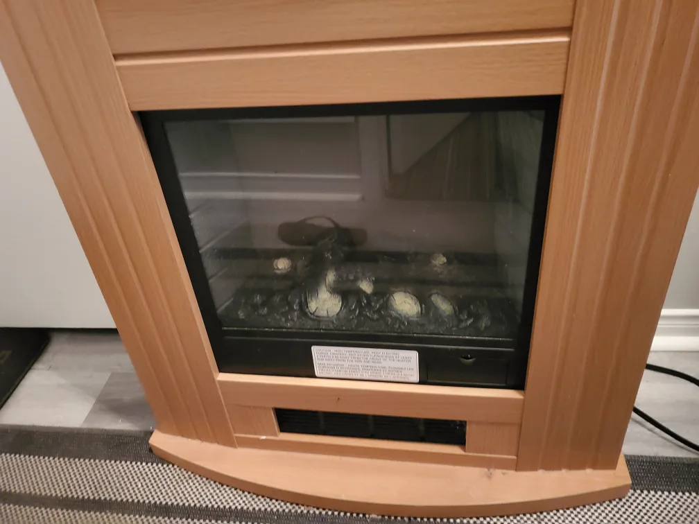 Electric Fireplace Heater - Oak Finish image indicator(10)