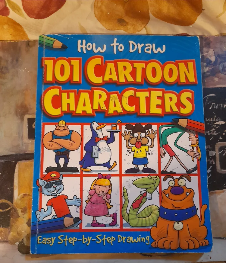 How to Draw 101 Cartoon Characters Book thumbnail