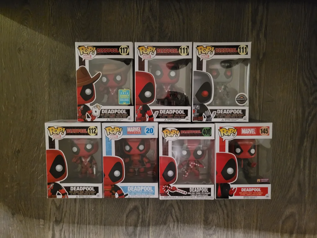 Funko Pop! Marvel Deadpool Figures - Collection thumbnail