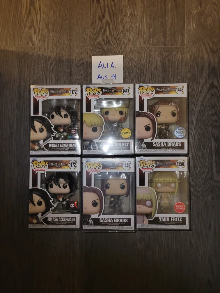 Funko POP! Attack on Titan Figures thumbnail